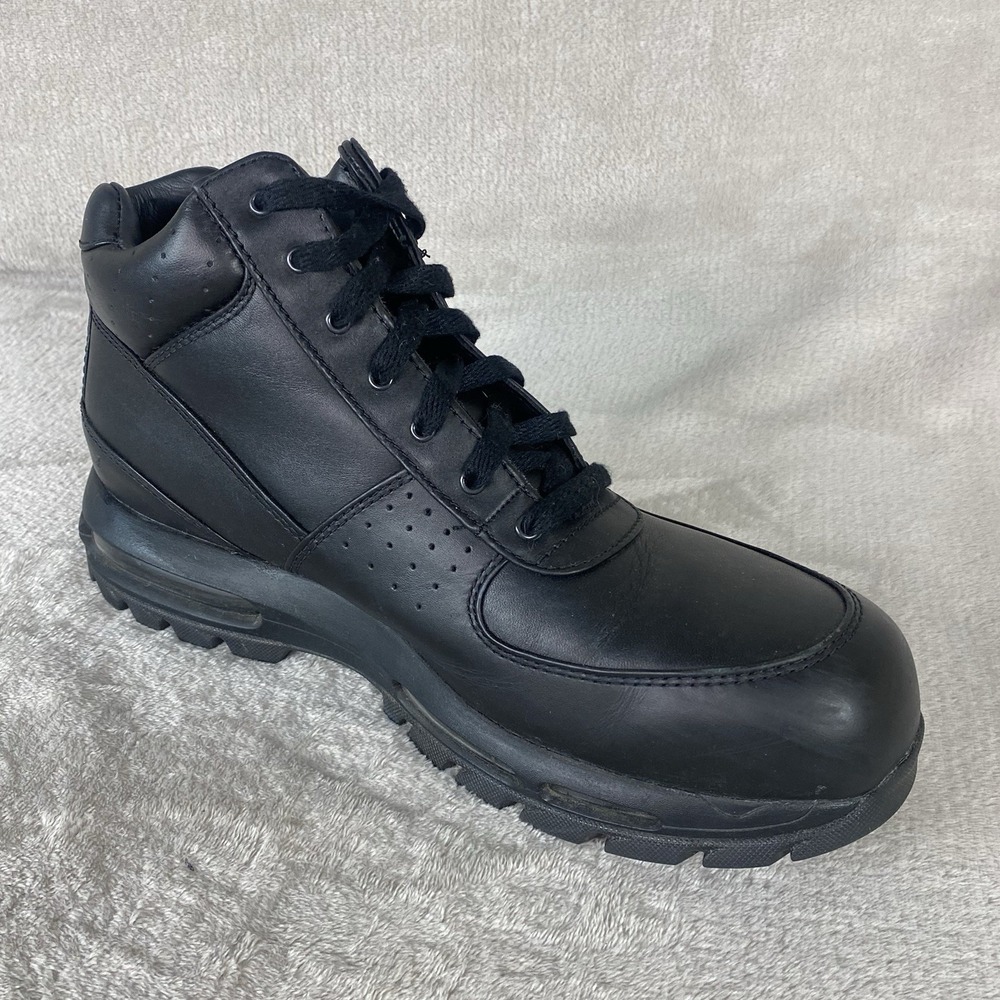 Nike ACG Air Max Goadome Mens Boots Size 13 Black Leather Shoes 865031-009 - Picture 6 of 11